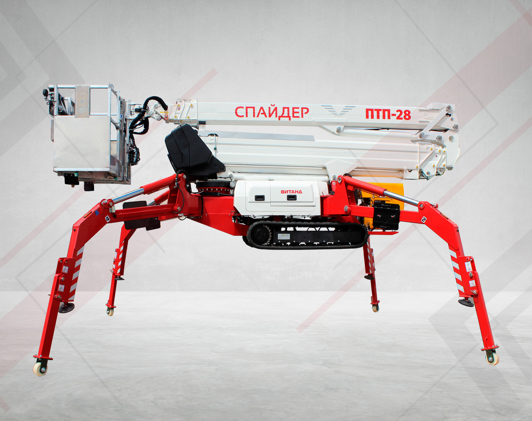 Пожарный подъемник ПТП СПАЙДЕР | Инновационная пожарная и  аварийно-спасательная техника ВИТАНД